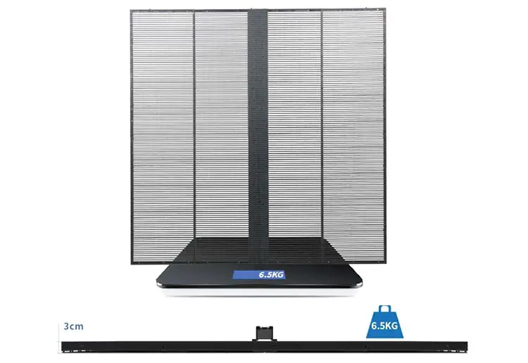 Super Lightweight and Thin LED Transparent Screen