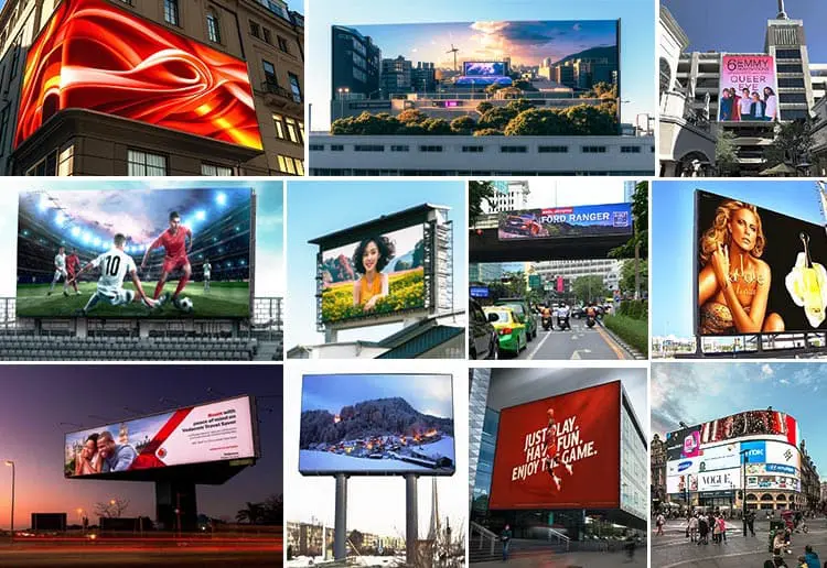 Outdoor LED Display for Different Scenes