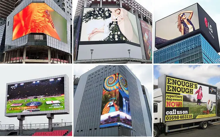 Outdoor LED Display for Different Scenes