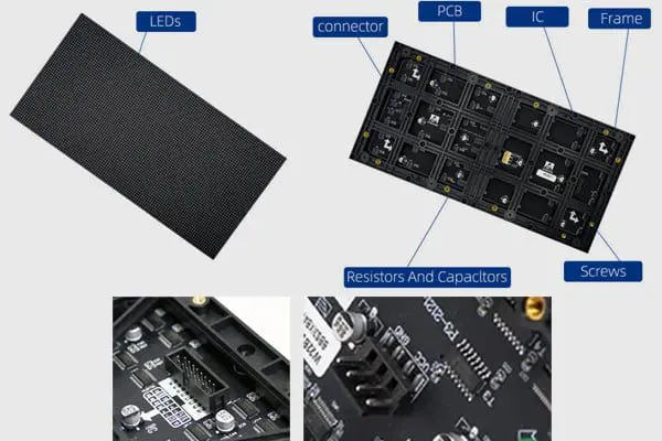 LED Display Module Components