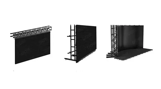 Various installation methods for stage LED displays