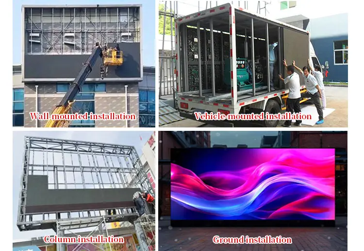 Outdoor LED Video Wall Displays Multiple Installation Types