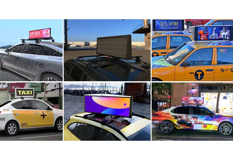 Taxi Top LED Display Solution