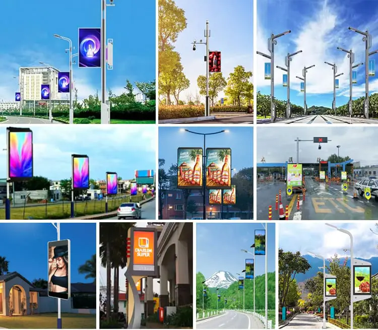 Street Light Pole Led Display Use Scene