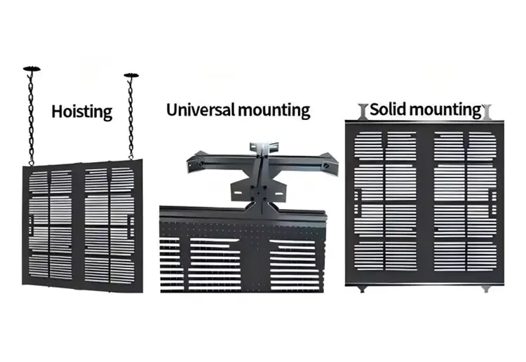 Rental Transparent Display Multiple Installation Modes