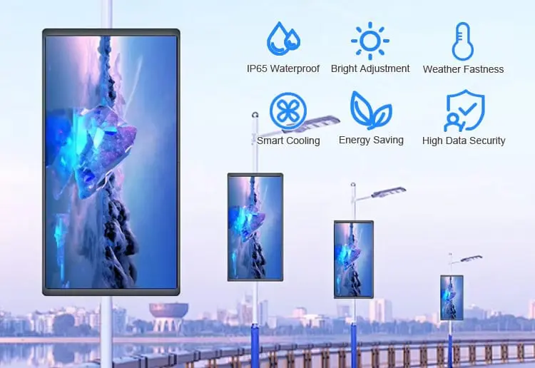 Street Light Pole LED Display-OES-SLP Series2