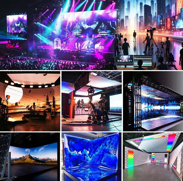 Versatile LED Displays for Live Events and XR Applications