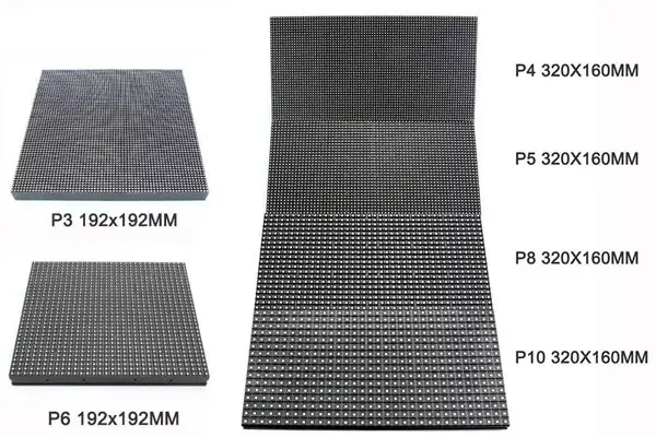 Provides a Variety of Pixel Sizes