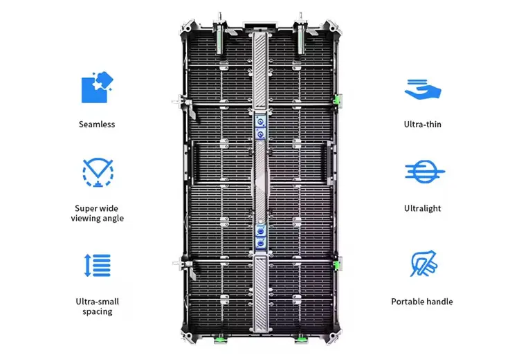 Transparent LED Screen Rental Easy Installation / Precise Positioning