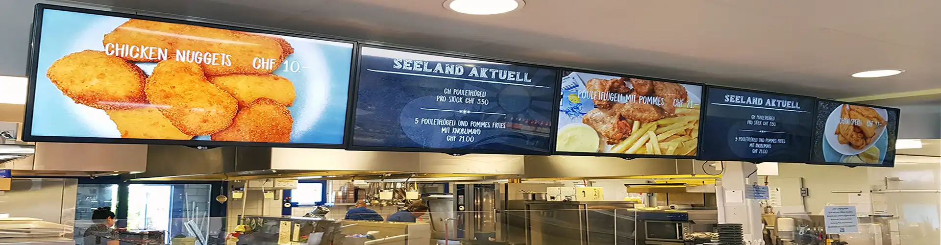 Commercial LCD display
