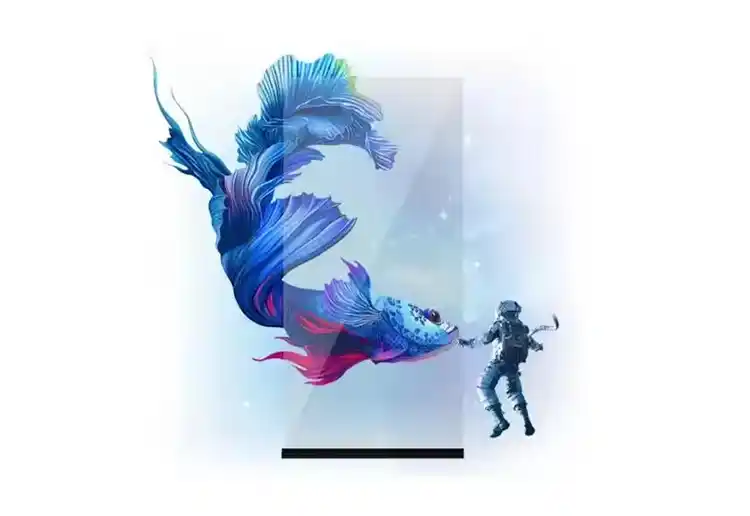 Transparent Holographic LED Film Screen