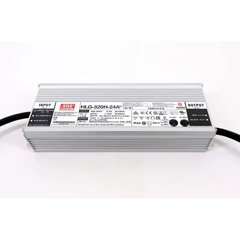 Meanwell HLG-320H-24A Single Output LED Lamp Power Supplies4