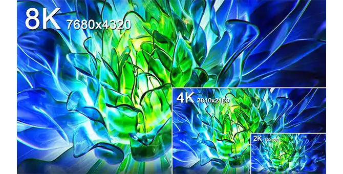High-resolution Effects of Indoor LED Screens