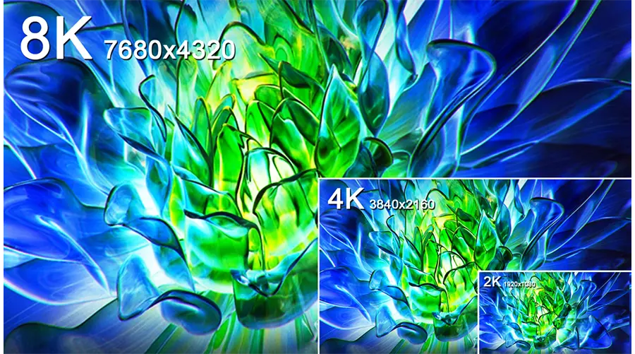 High-resolution Effects of Indoor LED Screens