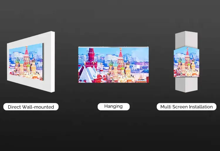 Wall-mounted LED Video Walls