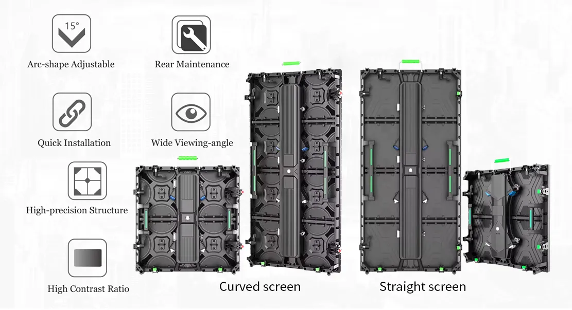 Large-scale Concert LED Screens Are Full Of Glory, And The Aurora Is Colorful