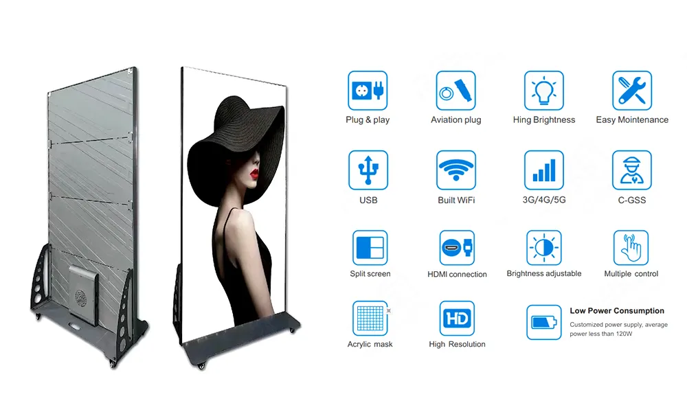 REISSDISPLAY LED Poster Display Screen | High-Quality Visual Solutions