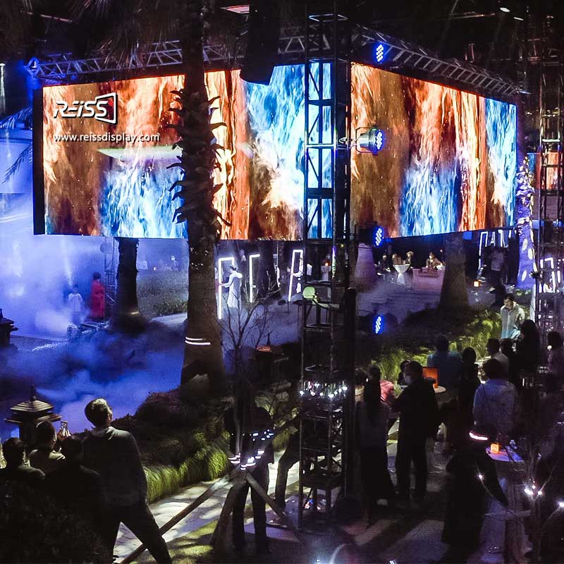 P2.976 stage rental LED screen creates high-quality stage visual effects4