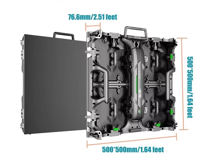 500*500mm Series Die Casting Aluminum Cabinet Details