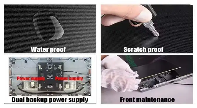 Physical treatment, waterproof and anti-collision