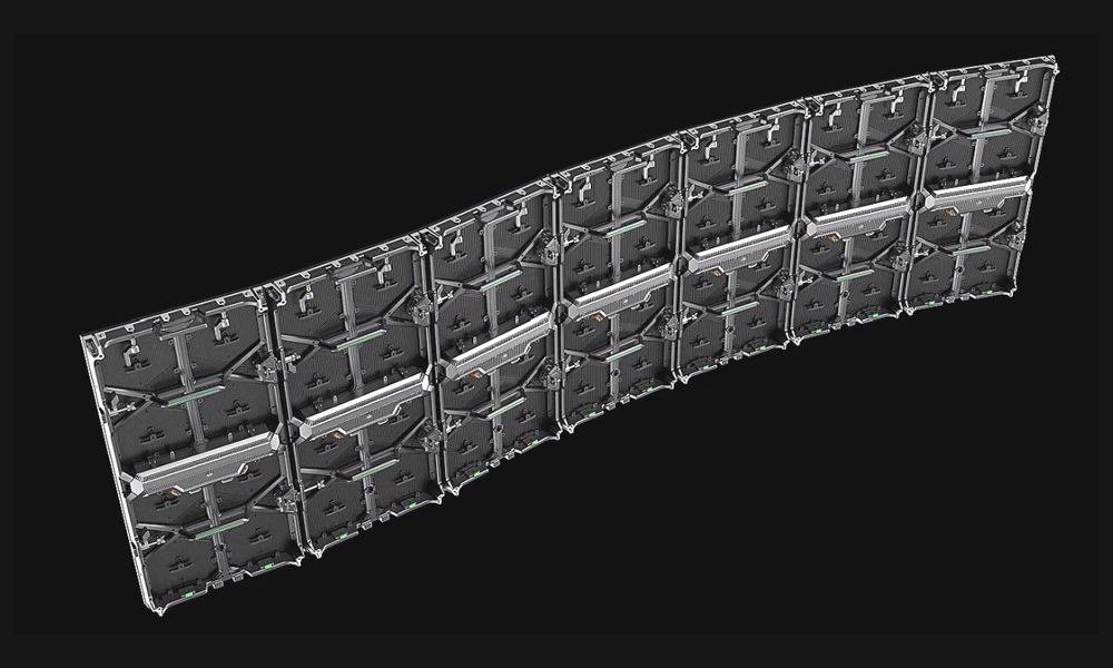 Curved surface installation