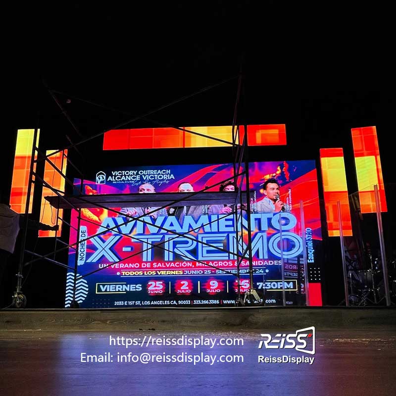 P2.976 stage rental LED screen creates high-quality stage visual effects5
