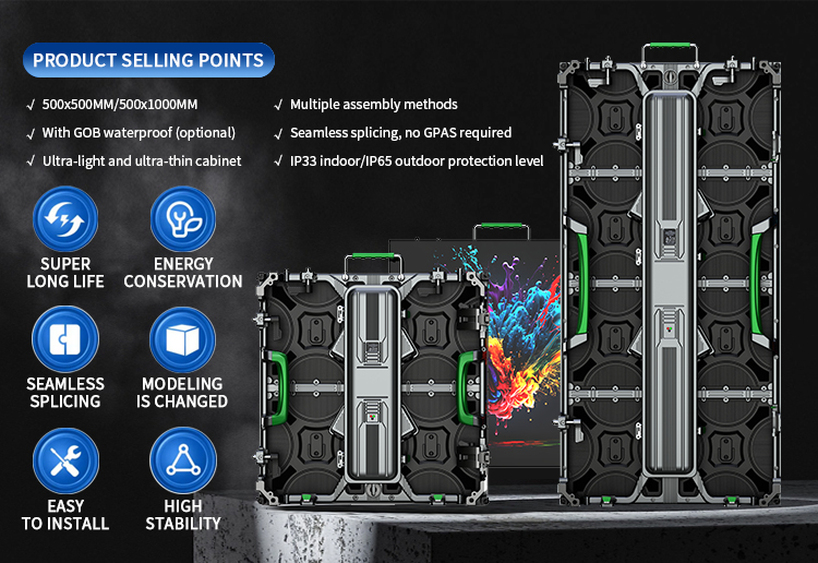 P4.81 Rental LED Display Solution for Versatile Event Backdrops1