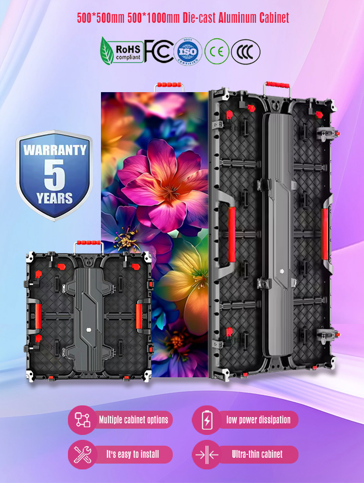 RF-GK Series Stage Background LED Display Advantages and Features