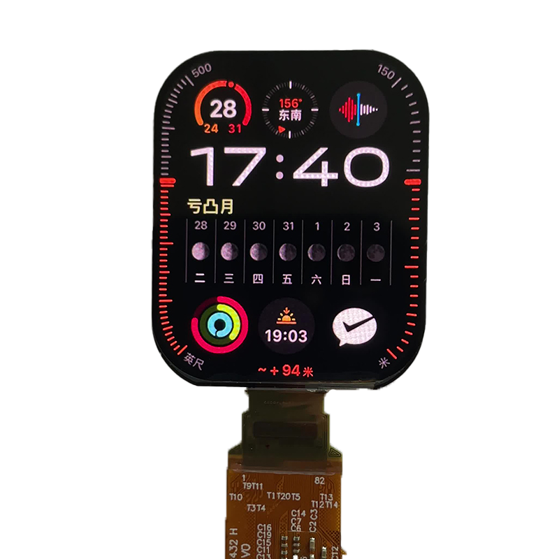 2.06 Inch AMOLED Module  410*502 MIPI/QSPI Interface5