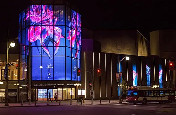 Transparent LED screen