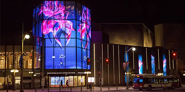 Transparent LED screen