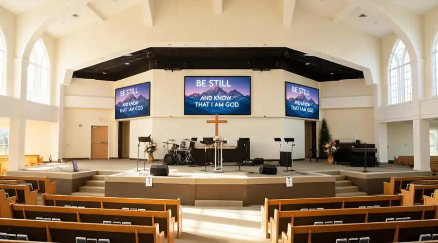 Church LED Wall for Modern Worship Spaces