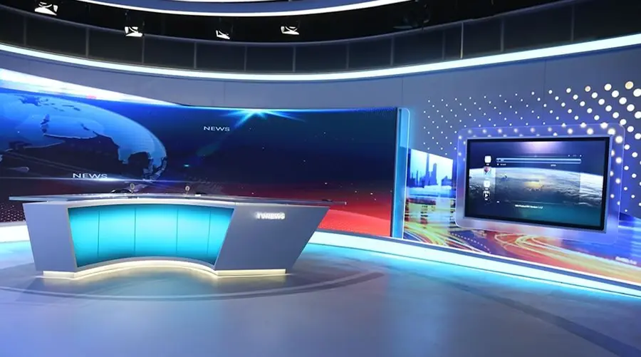 TV station LED display screen-003