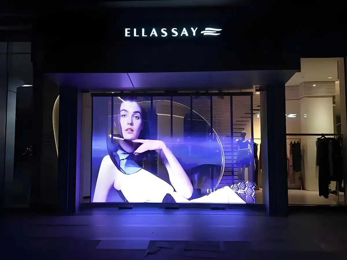 LED window display