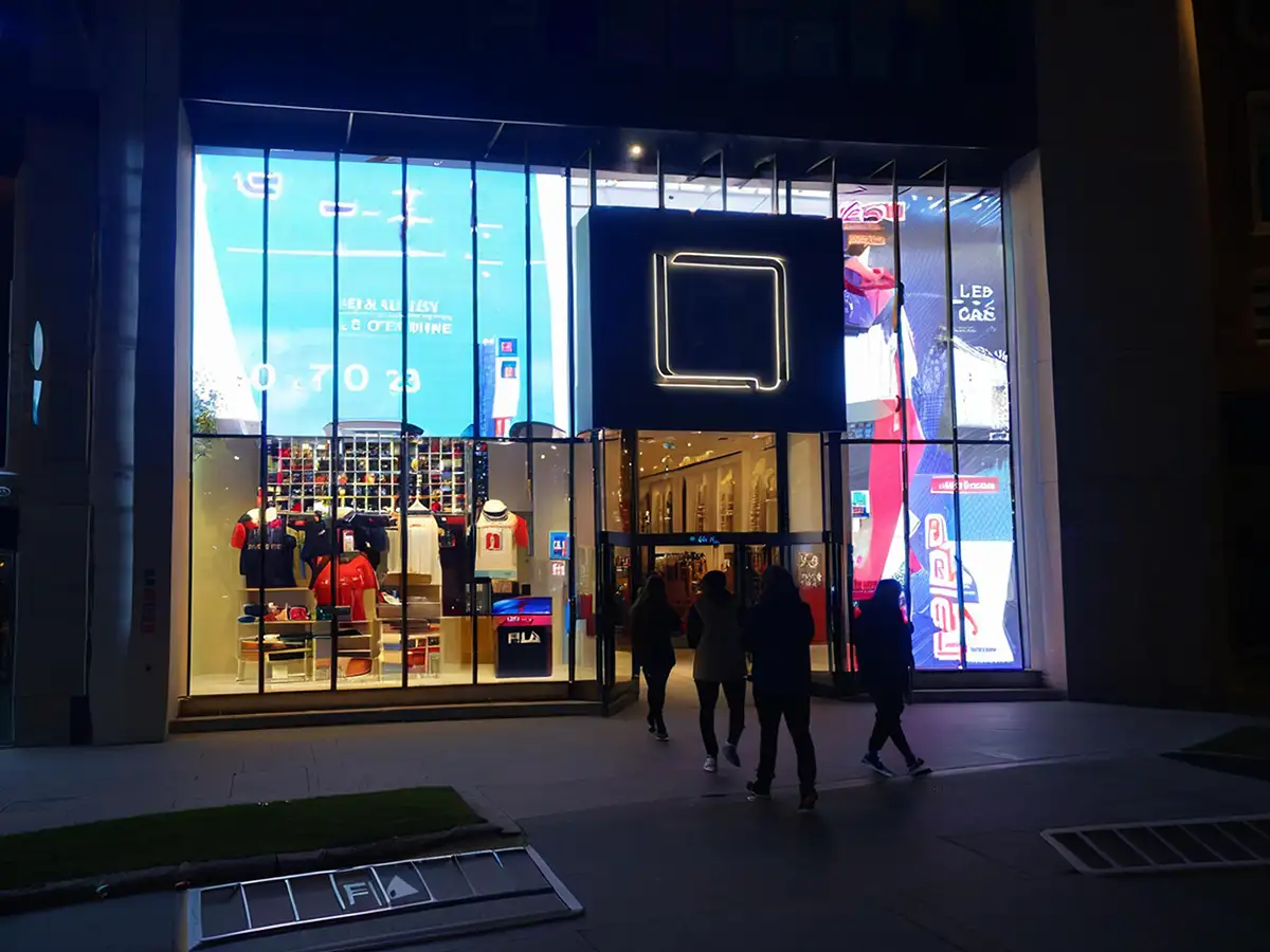 Retail LED Window Display