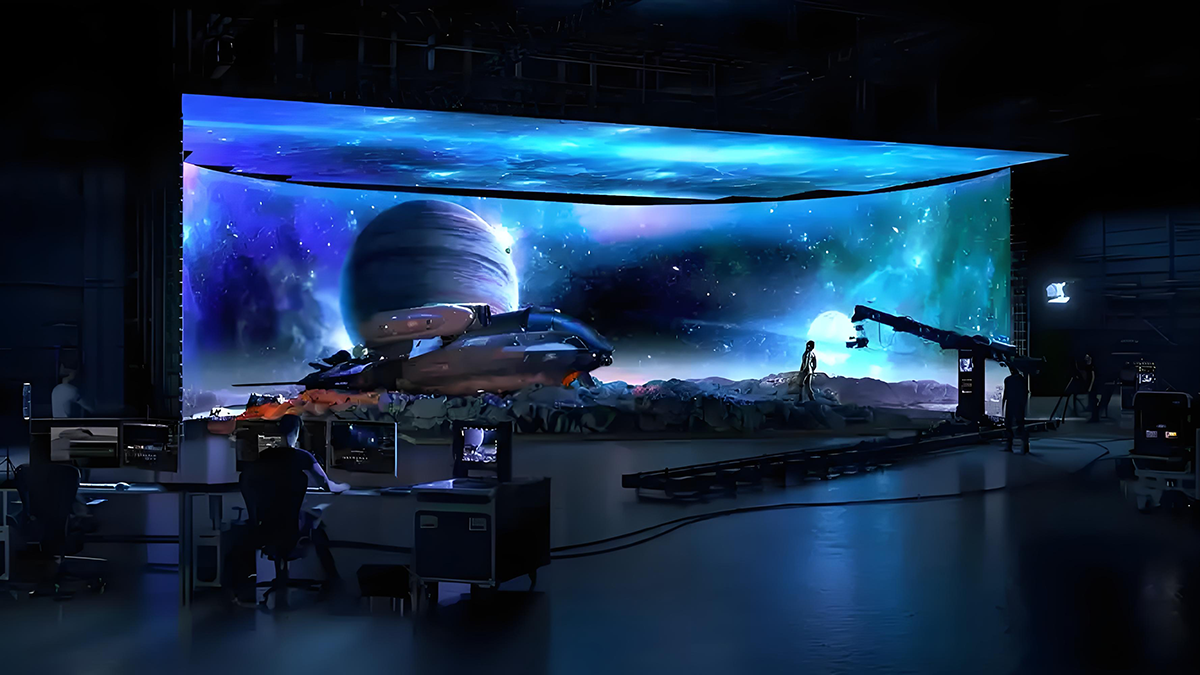 Virtual production LED wall