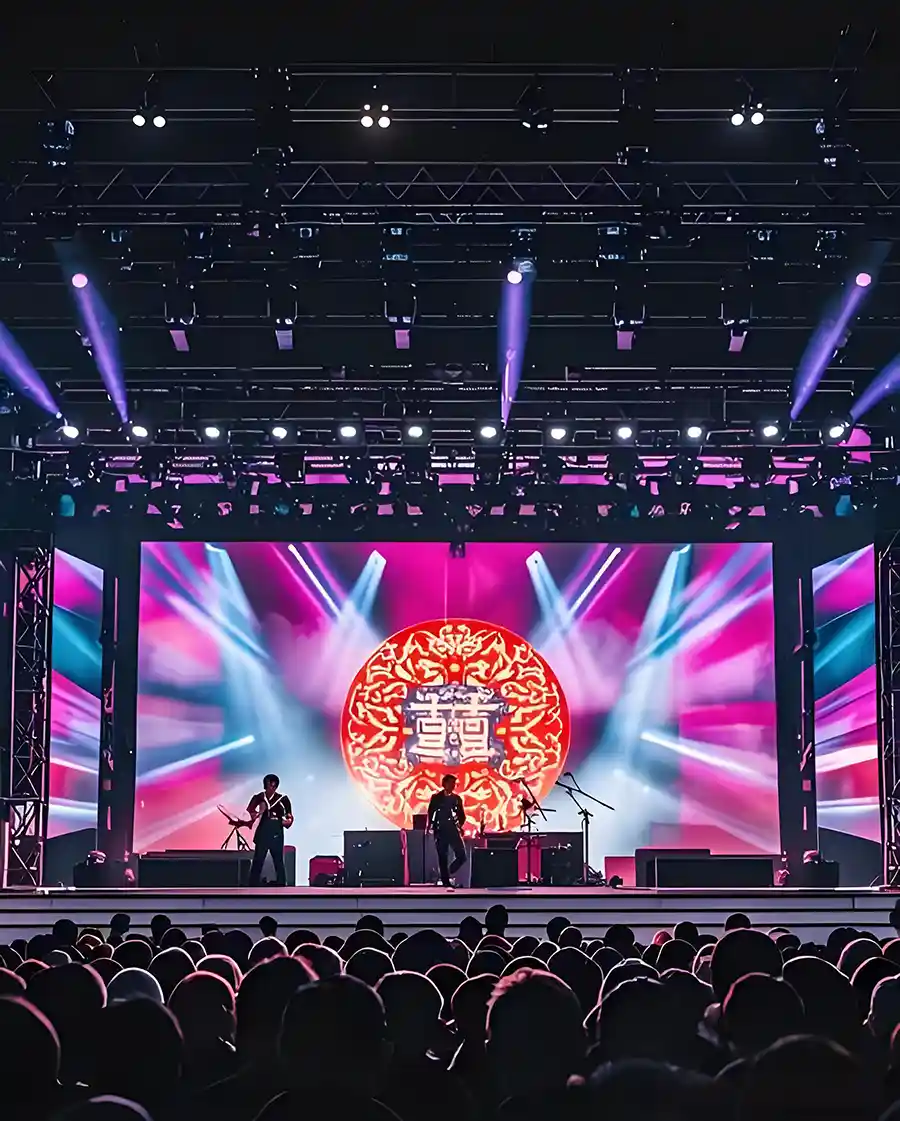 Temporary LED Video Wall for Event