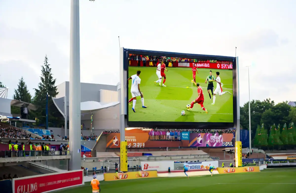 LED perimeter advertising display