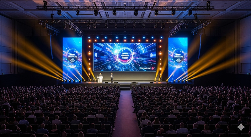 Event LED screen rental for corporate conferences