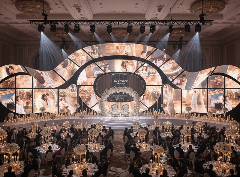 LED Screen Wedding